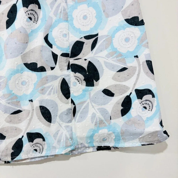 REITMANS White and blue textured floral skirt - Picture 4 of 7